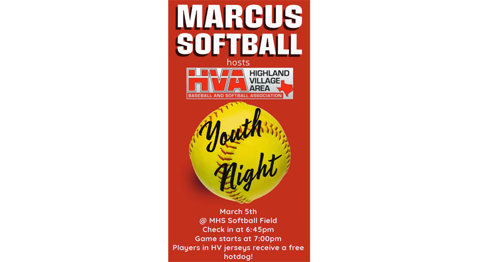 Marcus Softball Youth Night - 3/5